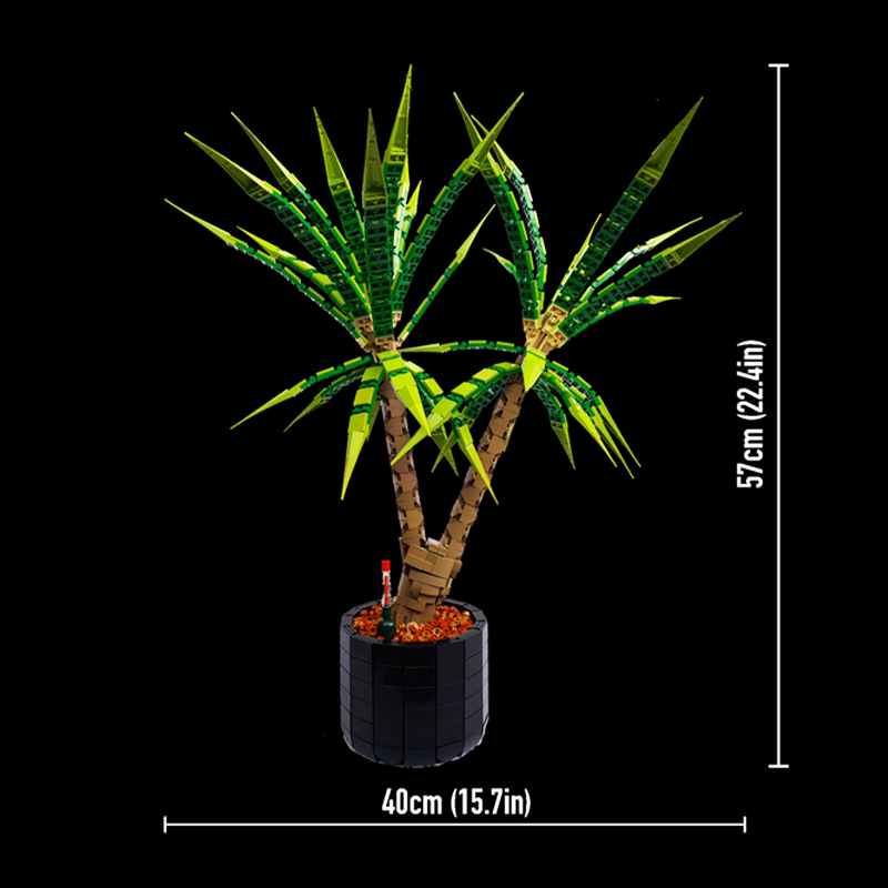 Dracaena Marginata - 1961 pezzi MOC Dracaena Marginata Albero