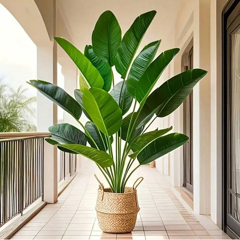 Ficus Lyrata Tree - 1 pz 18 Foglie Piante Artificiali